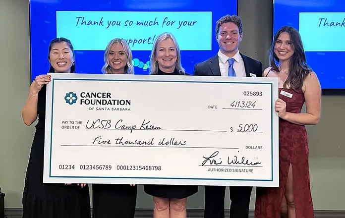 Cancer Foundation of Santa Barbara Provides Grant for UCSB Chapter of Camp Kesem