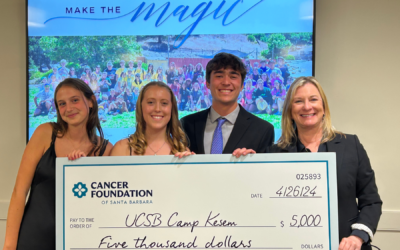 Cancer Foundation Supports Local Youth Impacted by a Parent’s Cancer with Grant to Kesem at UCSB