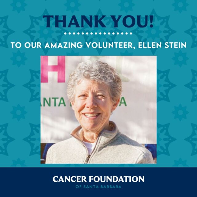 It's #VolunteerAppreciationWeek, and we're so grateful for Ellen Stein, who has been volunteering at CFSB for over 13 years! 🎉❤️

After Ellen was successfully treated for breast cancer at the Cancer Center, she wanted to support cancer care in our community.

Since then, Ellen has volunteered every week in the Cancer Foundation’s office supporting our philanthropy team.

Ellen says, “I felt that by being a patient at the Cancer Center and receiving the best care ever, I could give a little back by volunteering my time.” 🎗👏

We are grateful for the hundreds of hours Ellen has donated to the Cancer Foundation to support the patients and programs we serve.

#weloveourvolunteers #cancercare #cancernonprofit #philanthropy #cancersurvivor #volunteer #gratitude #thankyou #volunteerappreciation
