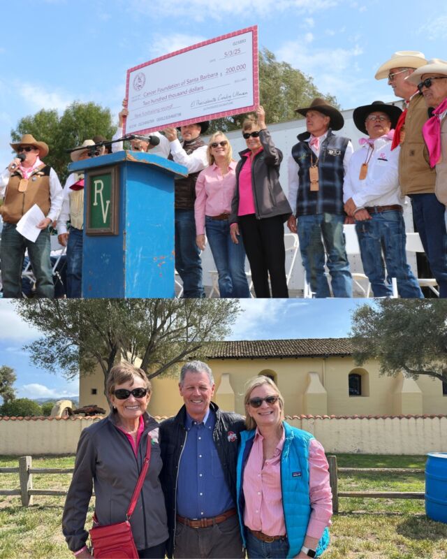 Thank you, Rancheros Visitadores! 🐴🤠 The 2025 annual ride in #Solvang was a huge success, raising over $200K for the Cancer Foundation of Santa Barbara. 

The Rancheros’ generous donations support a variety of research and supportive care programs at Ridley-Tree Cancer Center, both in Santa Barbara and Solvang. ❤🎗

We're so grateful to the Rancheros Visitadores and their continued commitment to supporting local cancer patients and their families! 

#ThankYou #RancherosVisitadores #CancerCare #CancerPatient #SantaBarbaraCounty #CancerFoundationSB